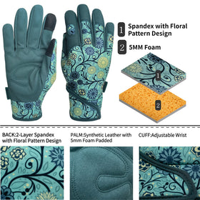 MSUPSAV palm padded gloves provide extra grip and cushioning during tasks.