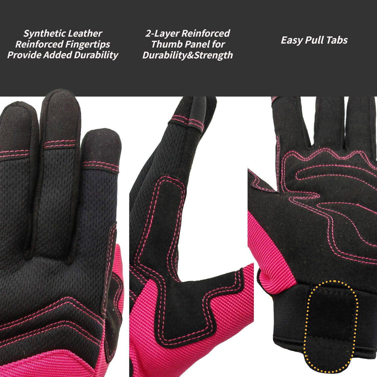MSUPSAV gloves adjustable cuff with hook-and-loop for secure fit