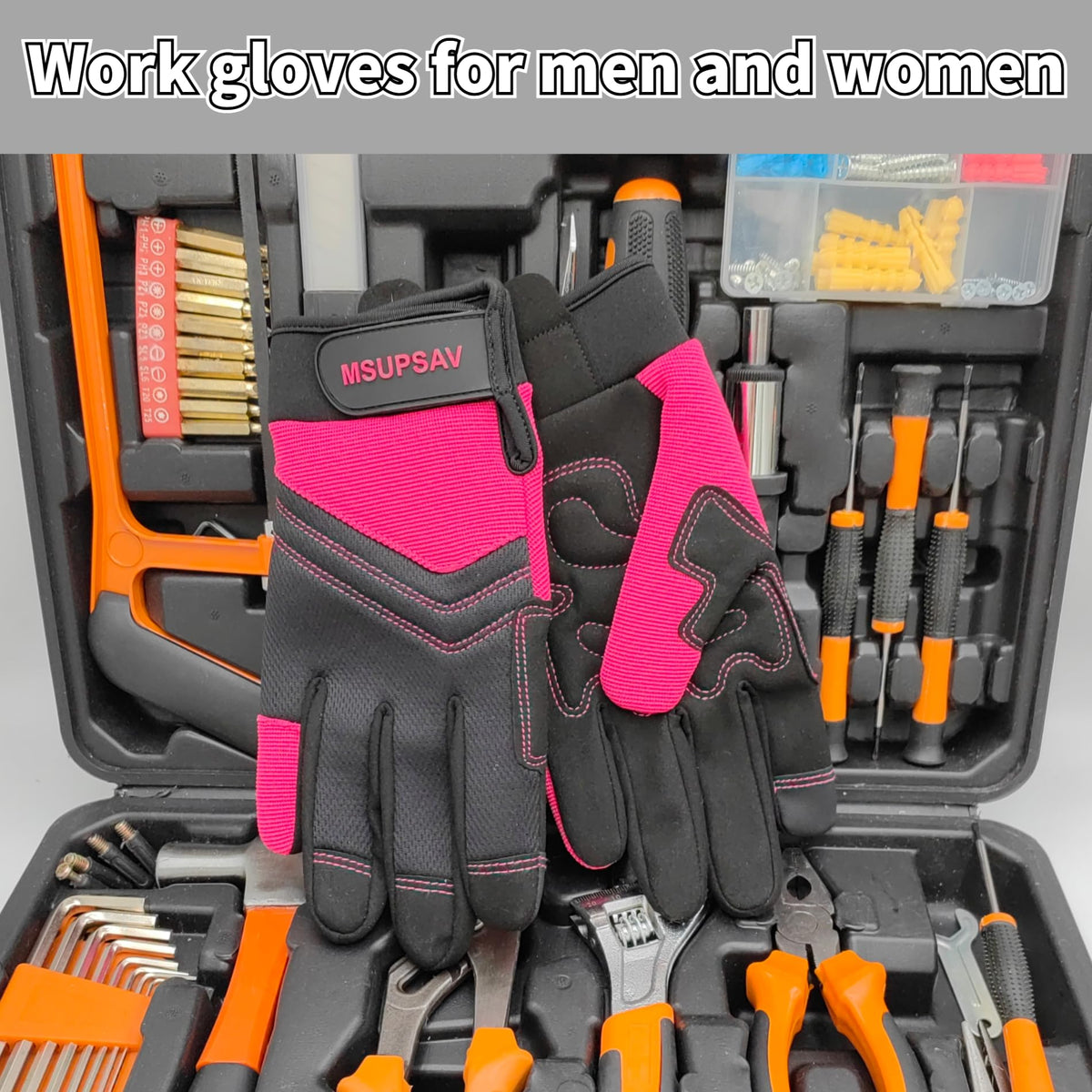 MSUPSAV gloves ideal for gardening, landscaping, camping and DIY tasks
