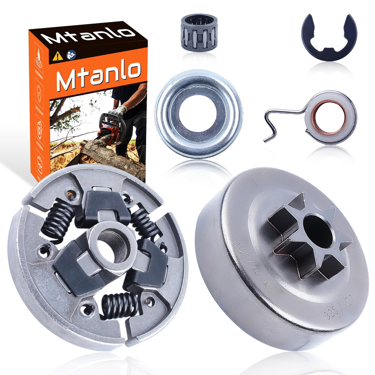 MtAnlo 0.325-inch clutch drum for MS231/MS251 enables quick maintenance.
