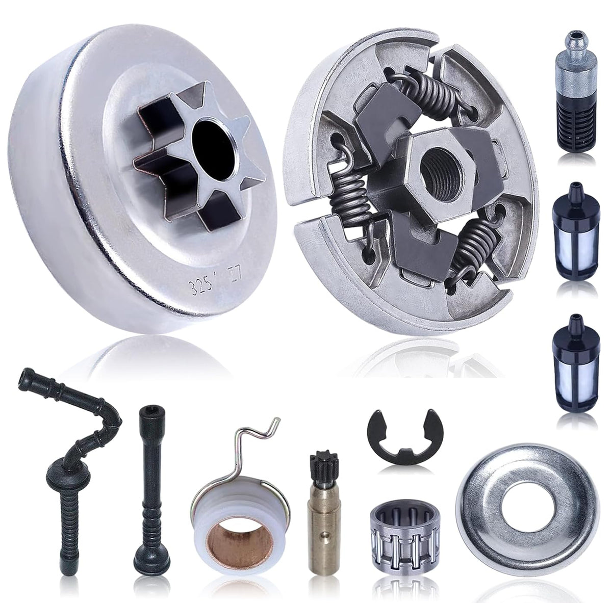 Mtanlo 325 clutch drum focuses on durability for smoother sprocket operation.