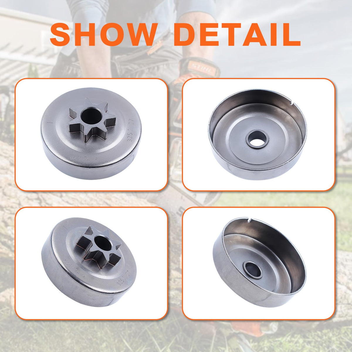 MtAnlo E-clip 8x1.3 enables fast reassembly after replacement.