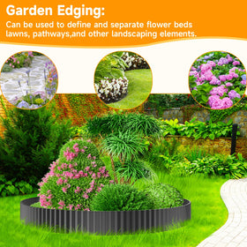 MTART edging is easy to install for DIY projects and stylish garden accents.