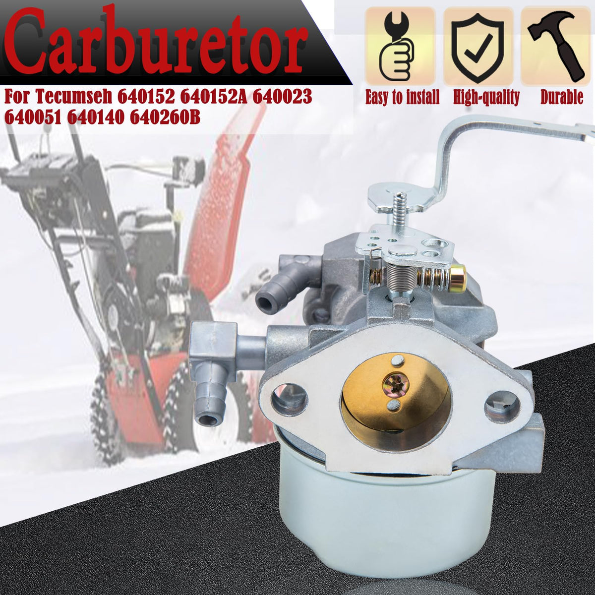 MTAW XEK 640152 carburetor installation guide focus for easy replacement and upgrade