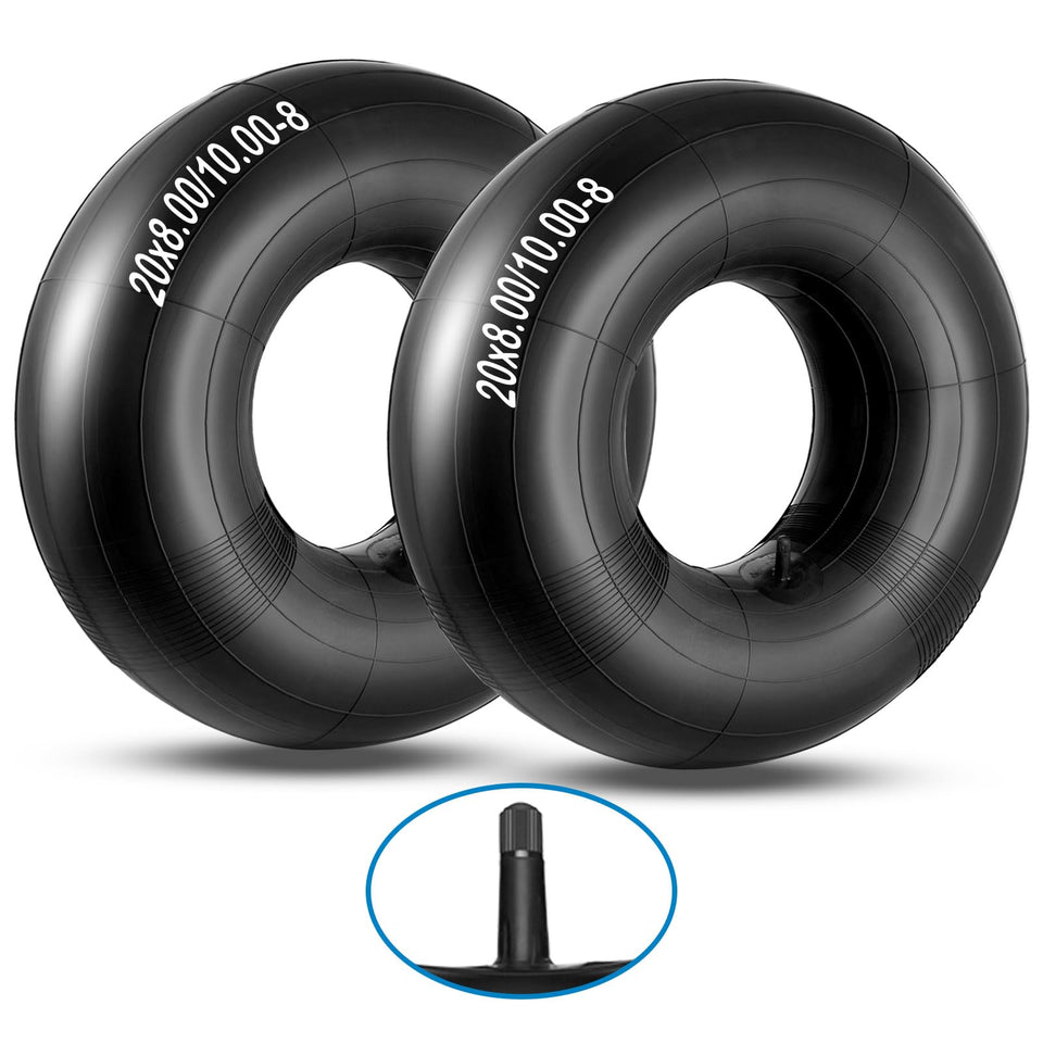 MTAW XEK inner tube 20x10-8 with TR13 stem for riding mowers.