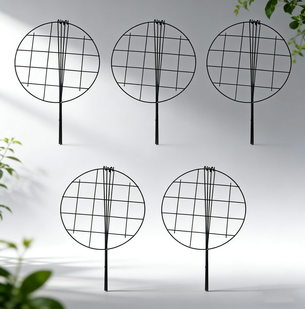 MTB Supply green PVC construction adds durability for outdoor garden use.