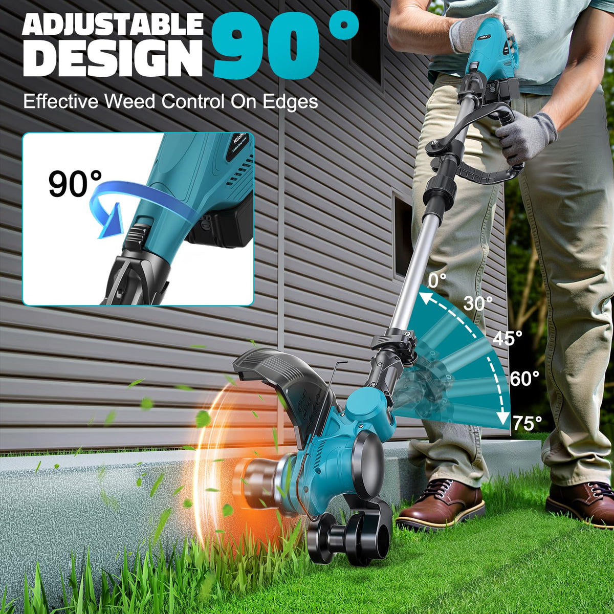 MtiolHig brushless motor exterior highlighting longer runtime and low maintenance.
