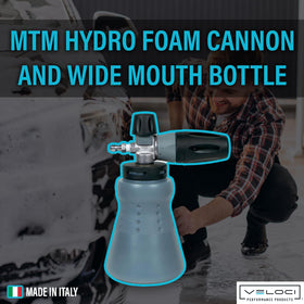 Included fittings connect MTM PF22 to your pressure washer for quick setup
