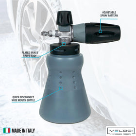 Two-stage nozzle on MTM PF22 allows vertical or horizontal spray control
