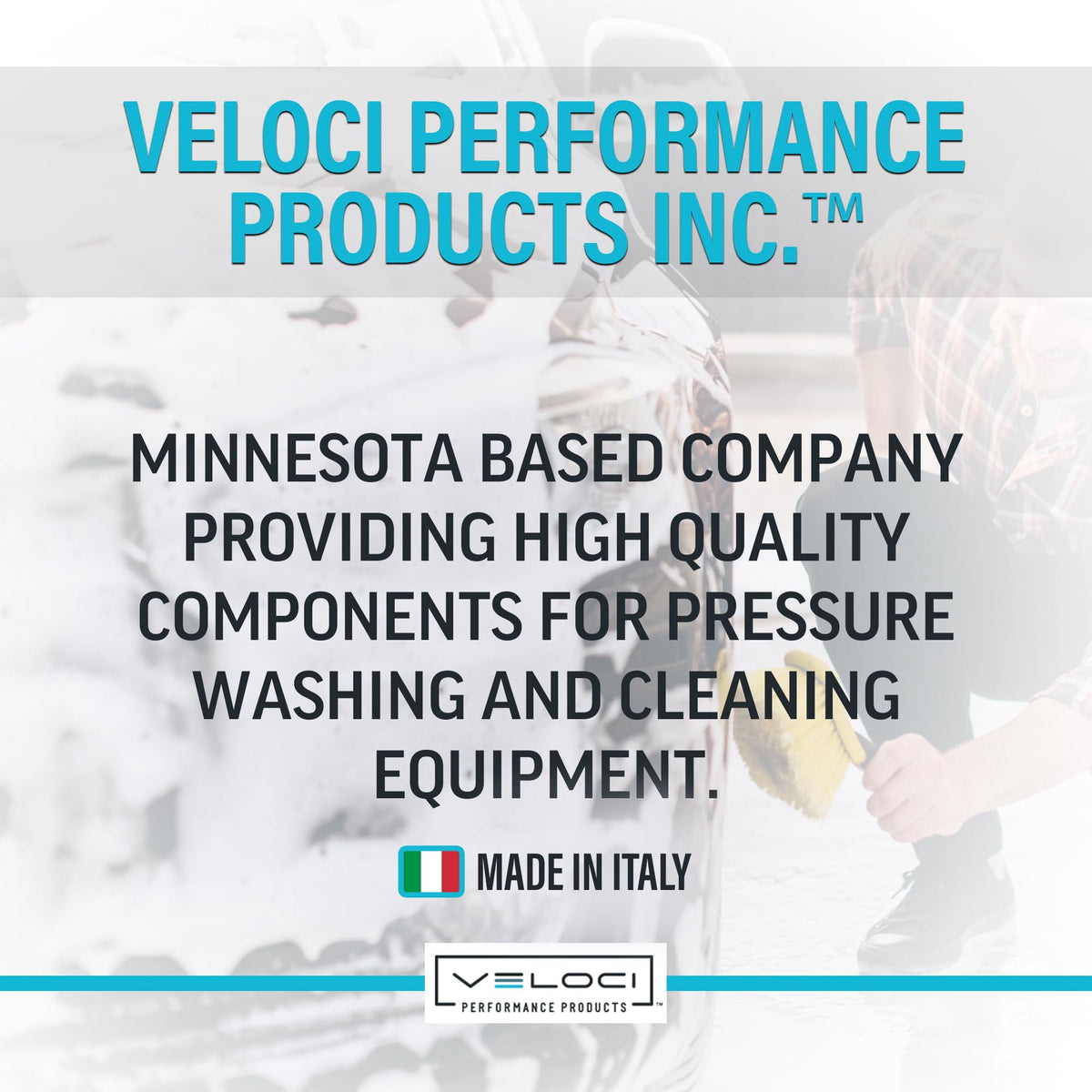 Vertical and horizontal spray capability of MTM PF22 for versatile cleaning