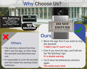 MtMinn low-profile design preserves doorbell aesthetics while signaling visitors.