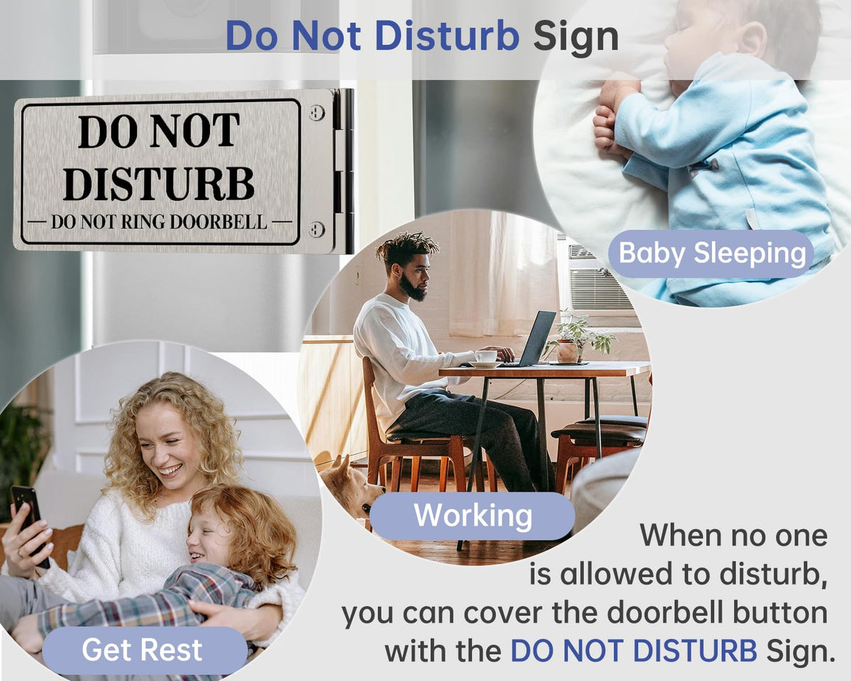 Easy installation for MtMinn doorbell cover with adhesive—tools not required.