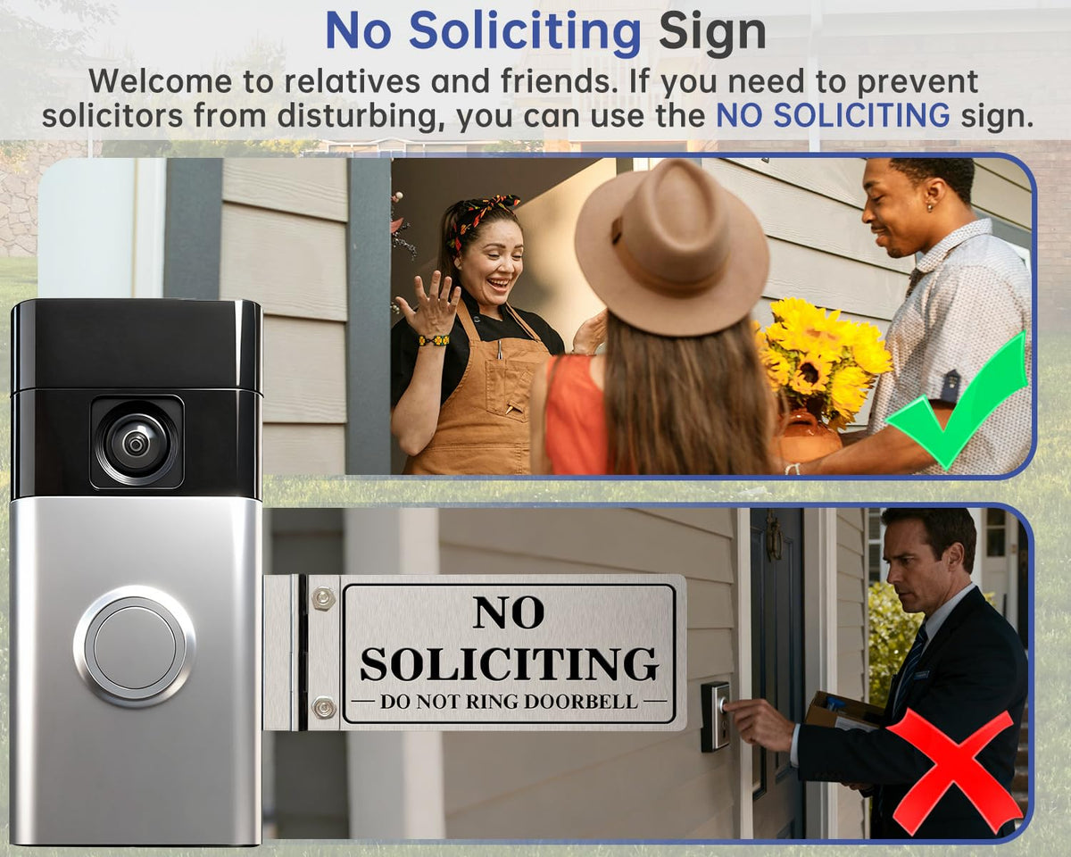 Mt Minn universal fit works with Ring and other video doorbells without obstruction.
