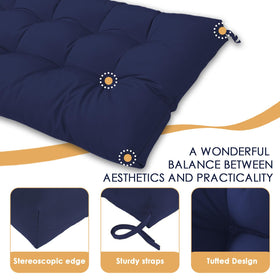 MTMR sun-fade resistant cushion protects outdoor seating with color retention.