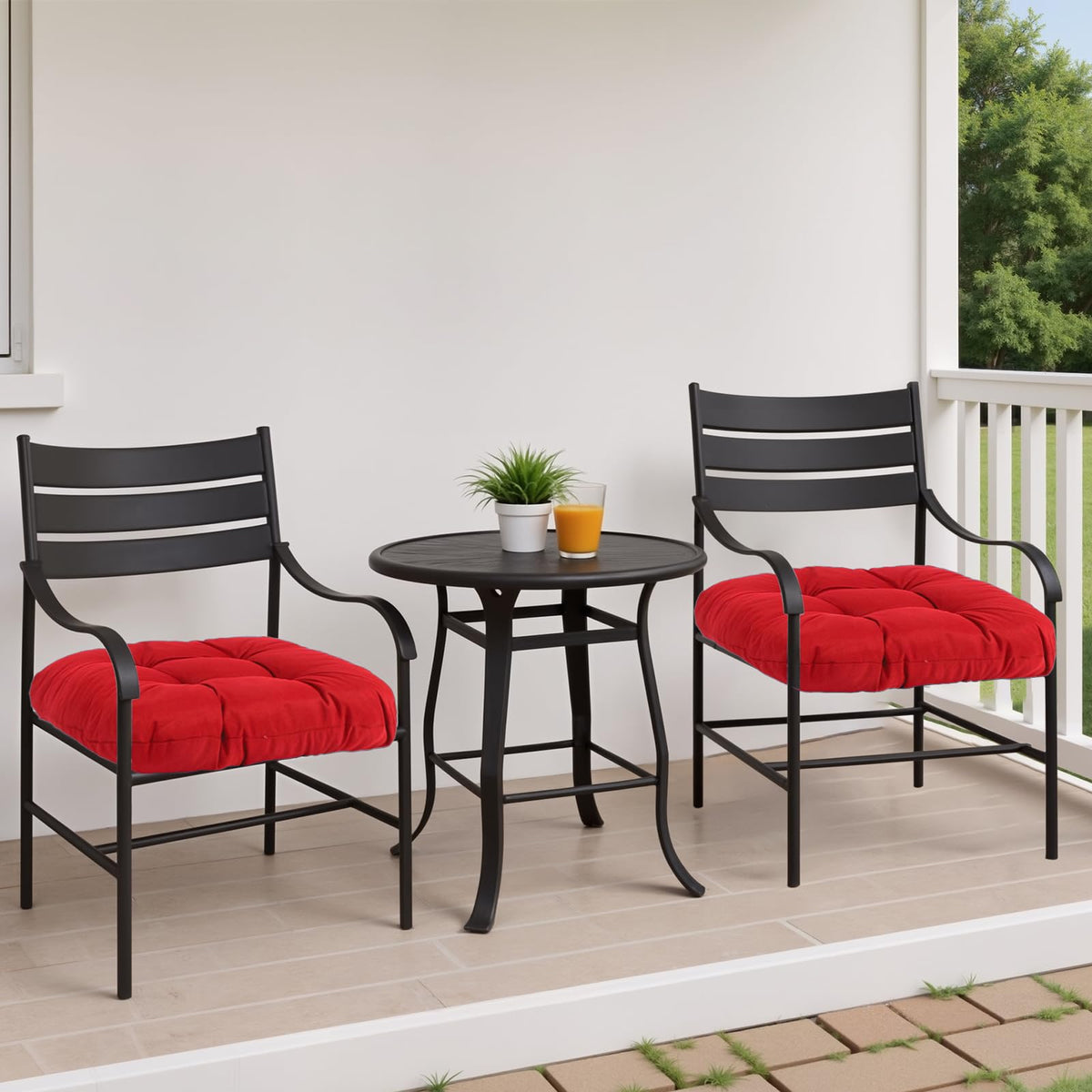 MTMR tufted outdoor chair cushions 19x19 tufted design for stylish comfort