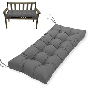 MTMR water-repellent bench cushion 44x19 protects outdoor furniture from spills.