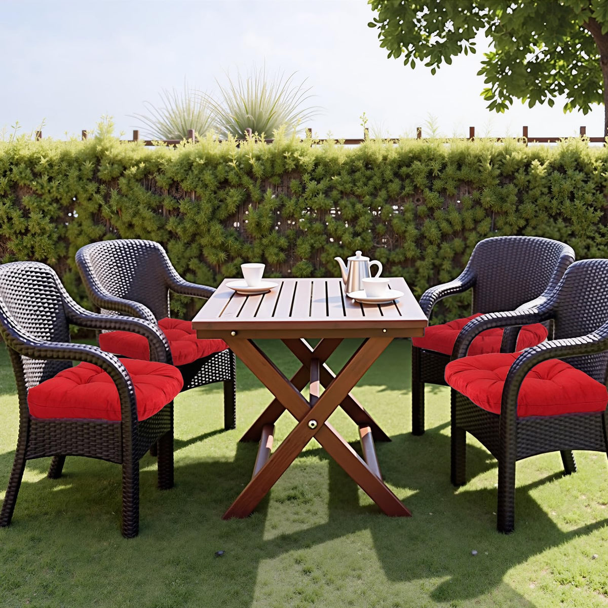 MTMR water-repellent outdoor cushions resist sun fading and daily wear