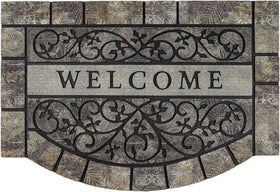 MTOUOCK welcome mat 24x36 for the front door, large entryway mat traps dirt.