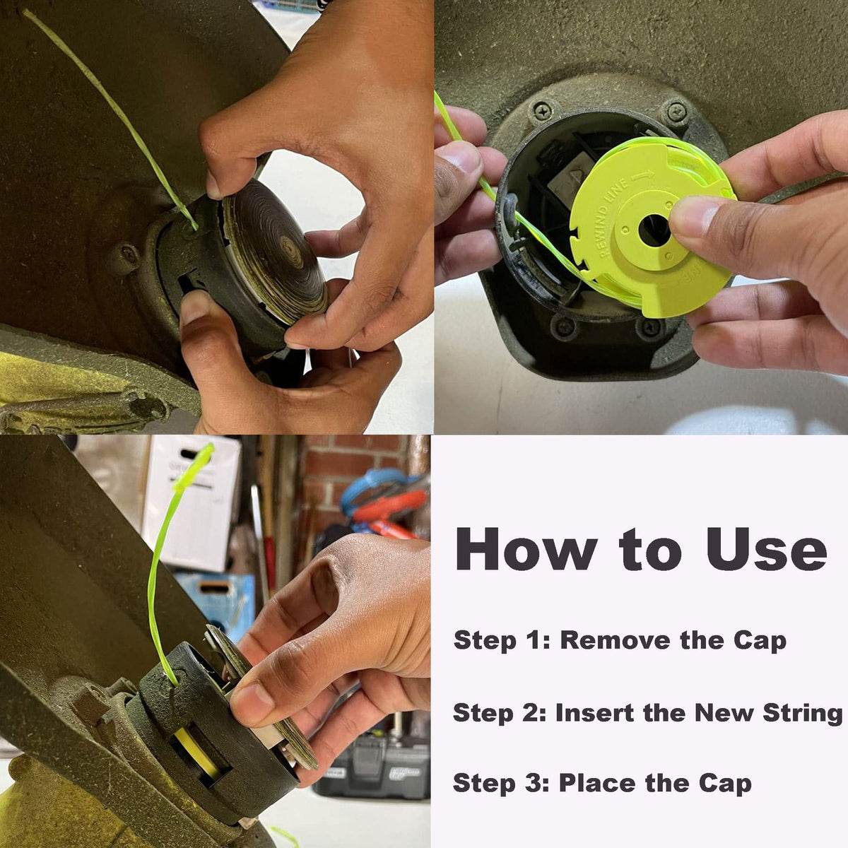 Ryobi One Plus+ compatible spool by MTRSOCHO for fast swaps