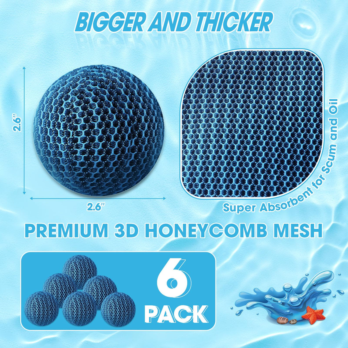 MTWEAR reusable scum balls after hand-wash for eco-friendly use