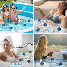 MTWEAR spa accessory shown at tub edge for versatile care