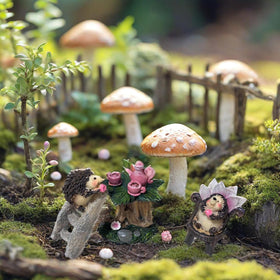 MUAMAX dollhouse pot decor enhances plant containers and terrariums