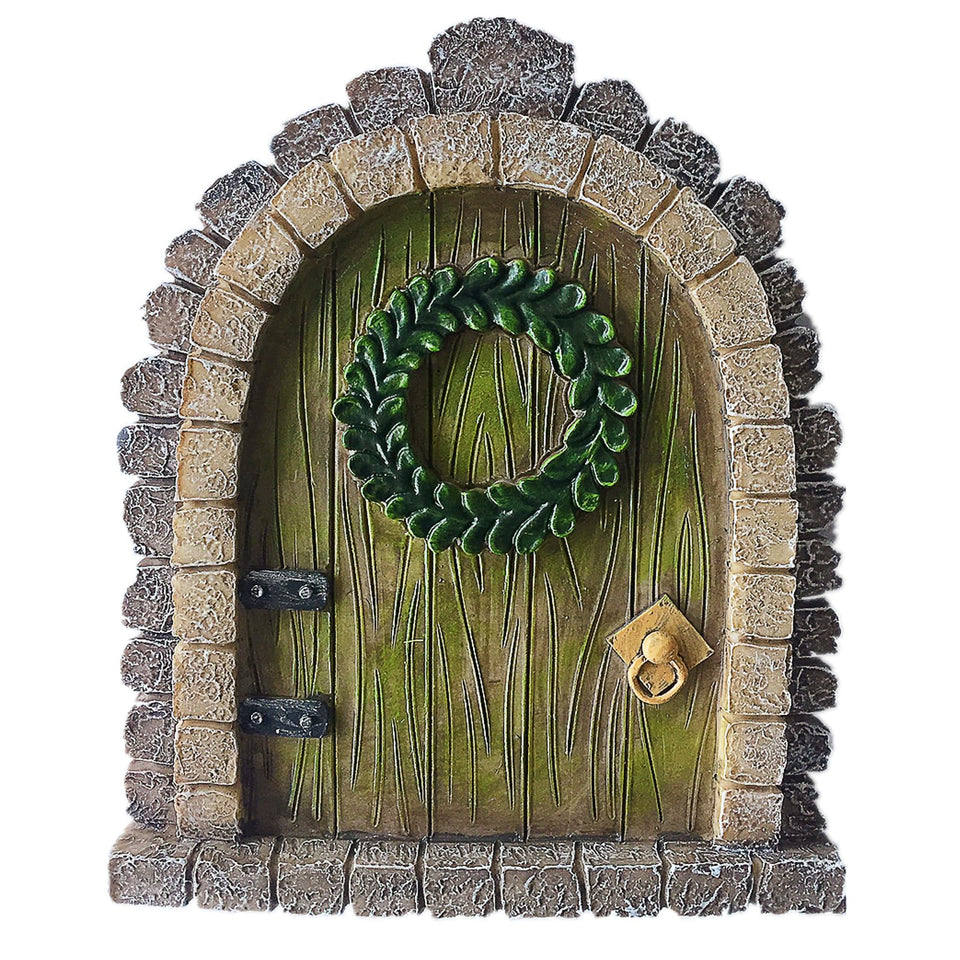 MUAMAX Garden Fairy Door base of tree adds whimsy to any fairy garden