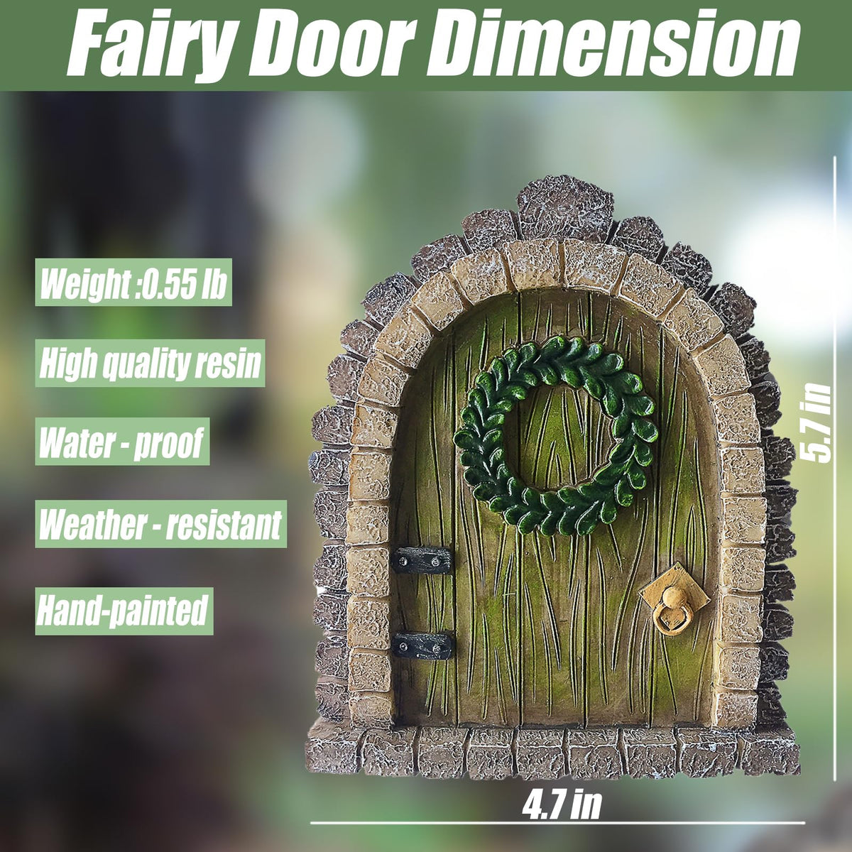 MUAMAX Garden Fairy Door hanging trunk brings magical charm to outdoor spaces