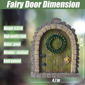 MUAMAX Garden Fairy Door hanging trunk brings magical charm to outdoor spaces
