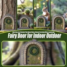 MUAMAX Garden Fairy Door miniature design sparks imagination for kids