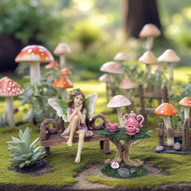 MUAMAX micro landscape decor enhances container gardens and moss landscapes