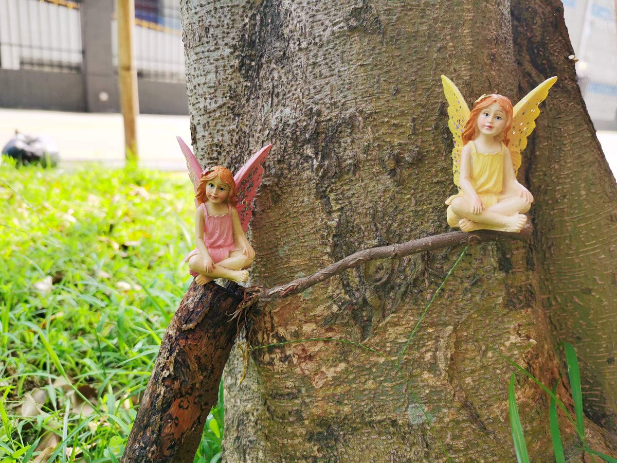 MUAMAX miniature fairy lands figure for planters and terrarium accents.