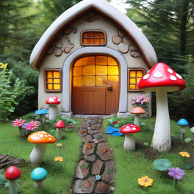 MUAMAX 6.5-inch long path fits small fairy garden setups.