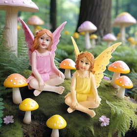 MUAMAX small garden fairy ornament designed for outdoor landscapes.