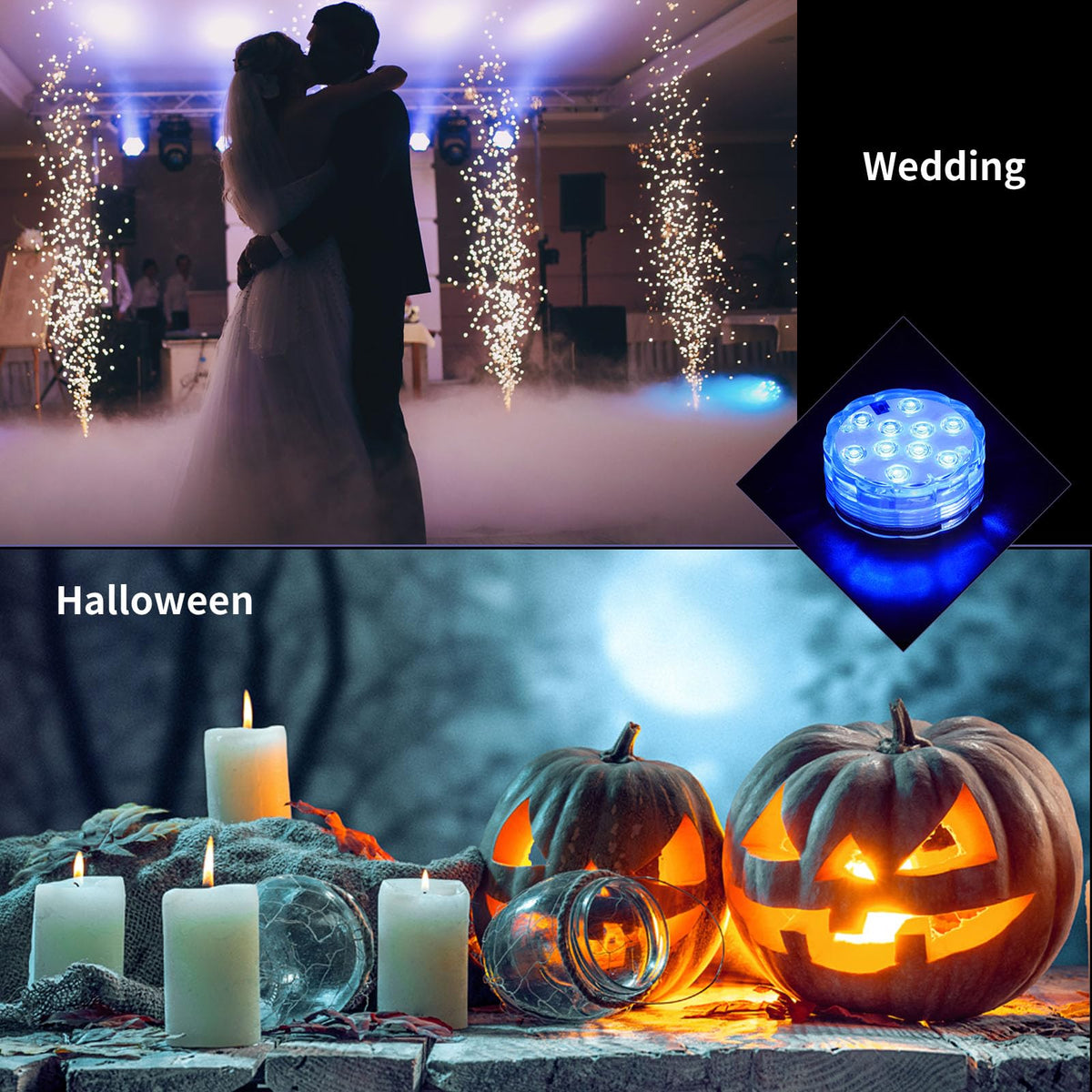Mudder compact ABS body ensures durable waterproof performance for outdoor decoration.