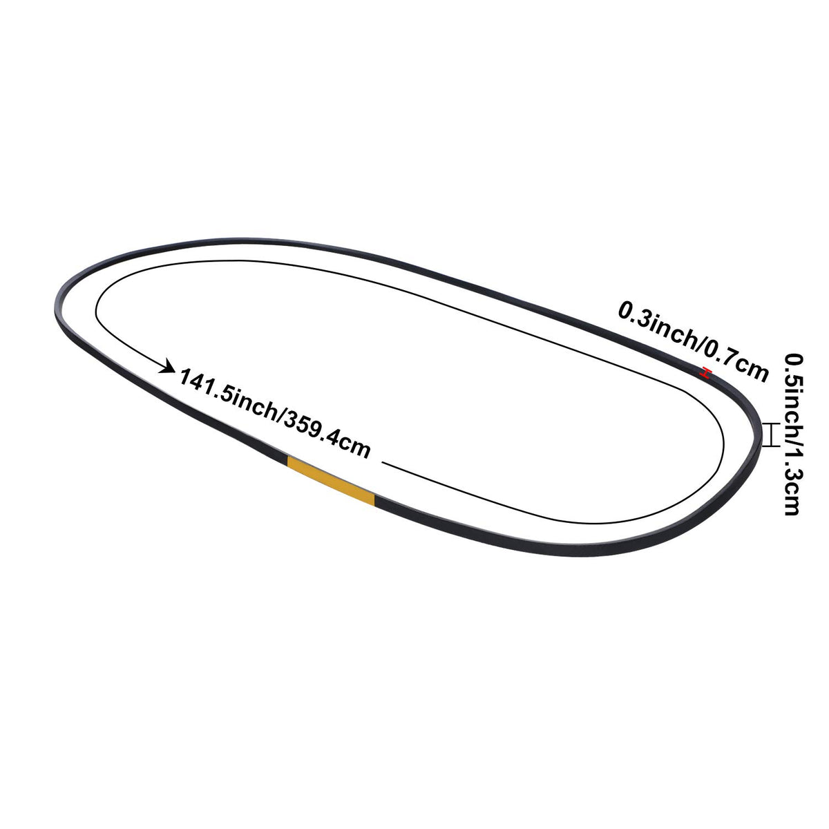 Mudder 119-8820 belt with Toro Timecutter compatibility, expands deck options