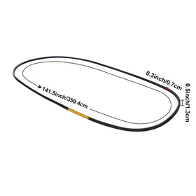 Mudder 119-8820 belt with Toro Timecutter compatibility, expands deck options