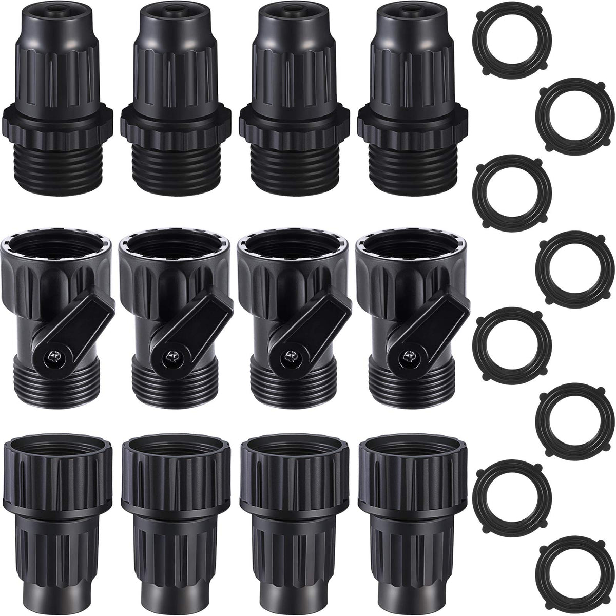 Mudder garden expandable hose repair kit connectors ready for quick, leak-free setup.