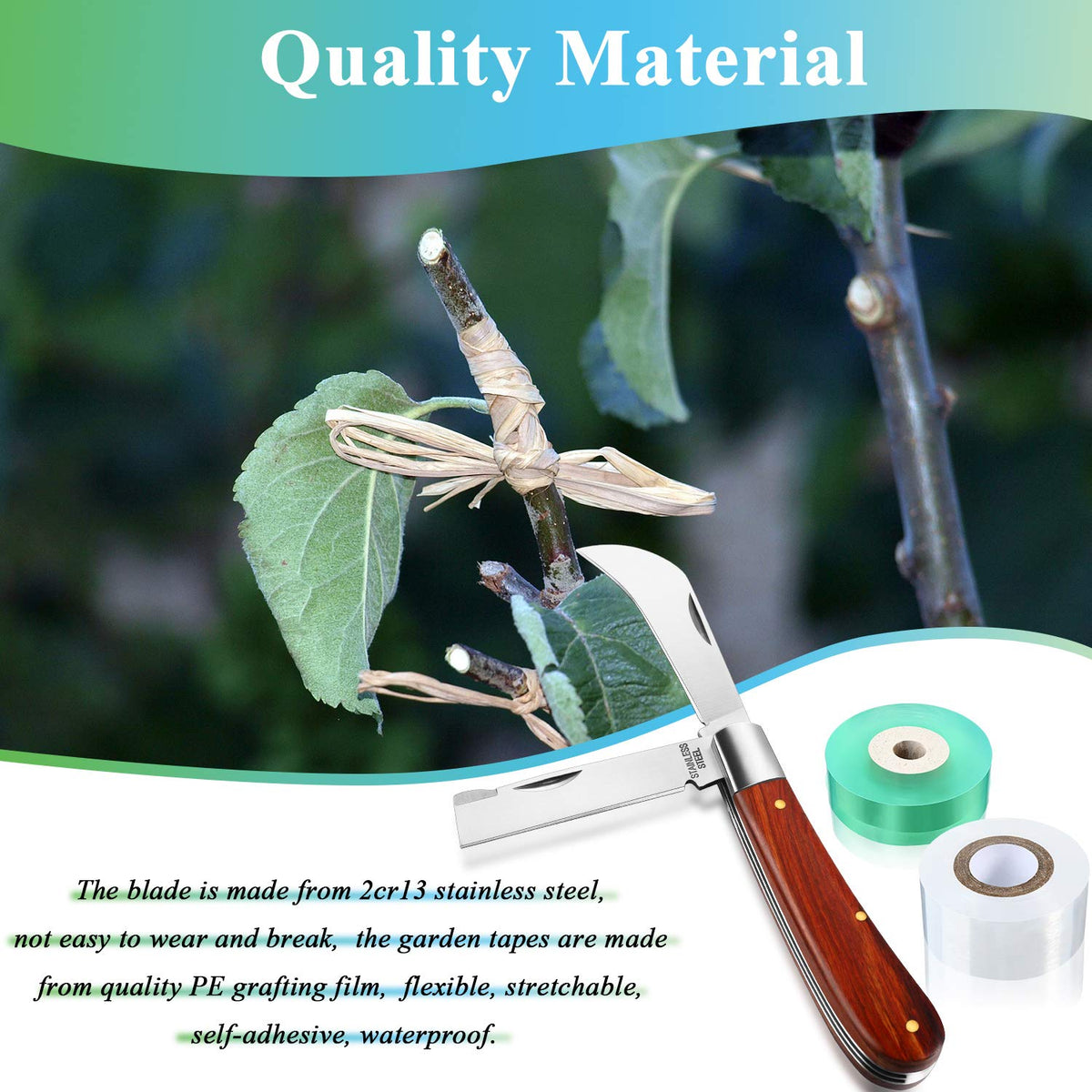 Mudder garden knife dimensions show compact, balanced tool for gardening