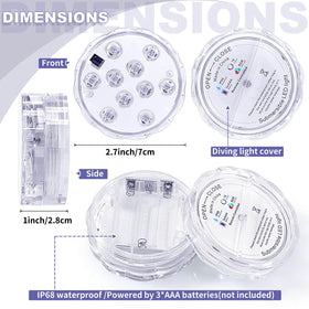 Mudder remote-controlled 2.8-inch LED light provides flexible color modes.