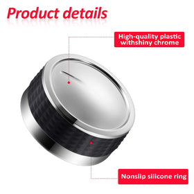 Mudder knob with nonslip silicone ring for easy turning