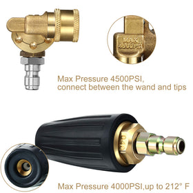 Mudder 1/4 inch quick connector for fast setup on pressure washers