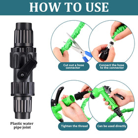 Mudder shut-off valves demonstrate easy water control at the tap.