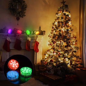Mudder lights support versatile use in pools, fountains, vases, and bathtubs.