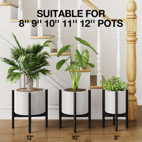 MUDEELA single-tier planter holder on the floor for easy display.