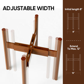 MUDEELA stand assembly shows simple connections for sturdy setup.
