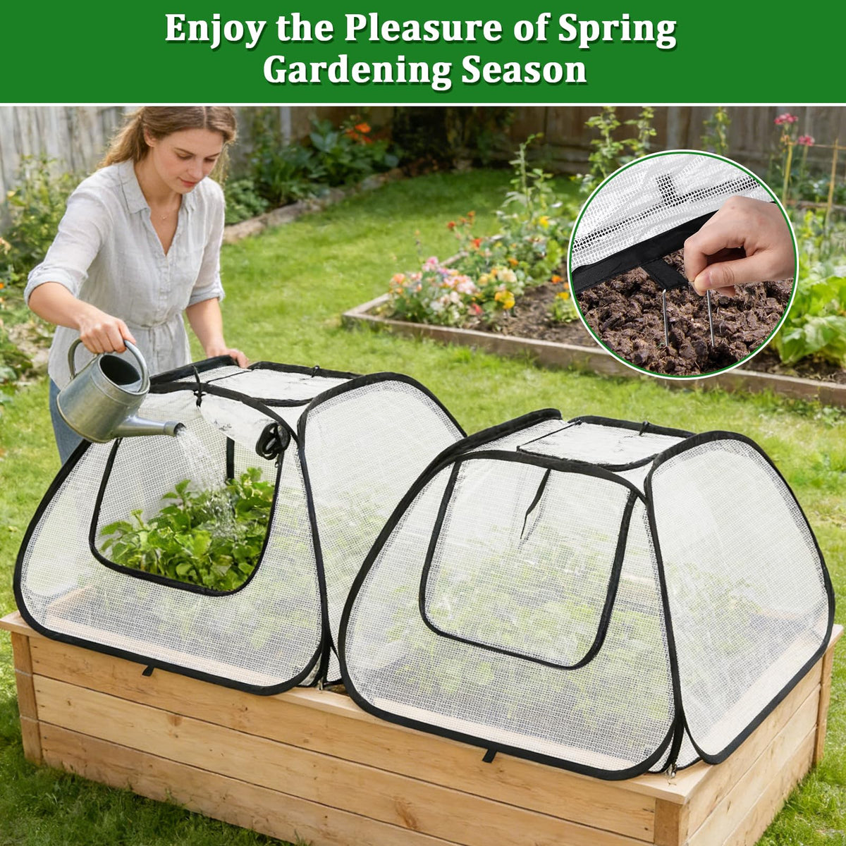 MUDEREK foldable storage design helps you store covers when not in use