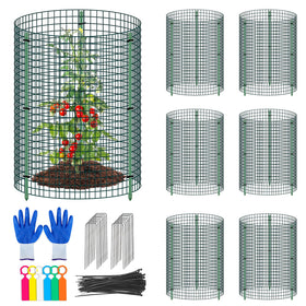MUDEREK 6-set wire plant protector guards plants from rabbits and nibblers