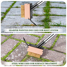 Muderek Crack Weeder Tool scraper head reaches fine cracks efficiently.