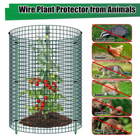 MUDEREK dual secure system with U-stake and support for garden protection